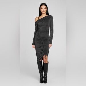 Jonathan Simkhai Black Metallic Sabine dress NWOT